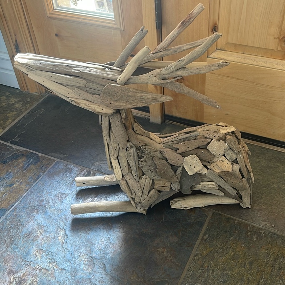 Crate&Barrel Driftwood Reindeer